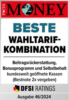 Beste Wahltarifkombination von Focus Money