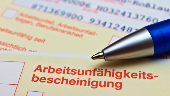 Arbeitsunfähigkeitsbescheinigung