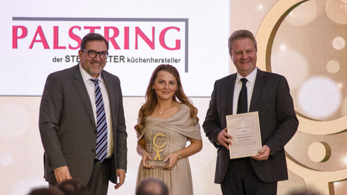 Übergabe des Corporate Health Awards an Palstring